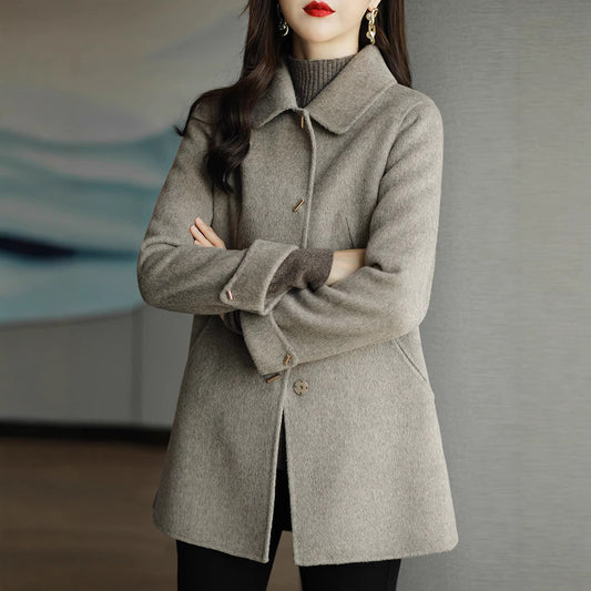 Casual Classic Wool Coat for Women