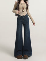 Flared Denim Pants For Petite Women