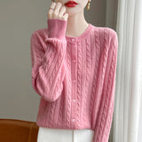 Solid Cable Knit Button Cardigan Outerwear