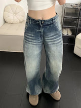 Light Wash Low Waist Flared Denim Jeans