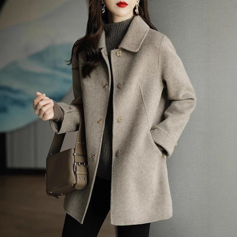 Casual Classic Wool Coat for Women