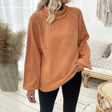 Half Turtleneck Straight Knit Sweater For Women