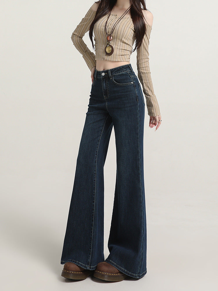 Flared Denim Pants For Petite Women